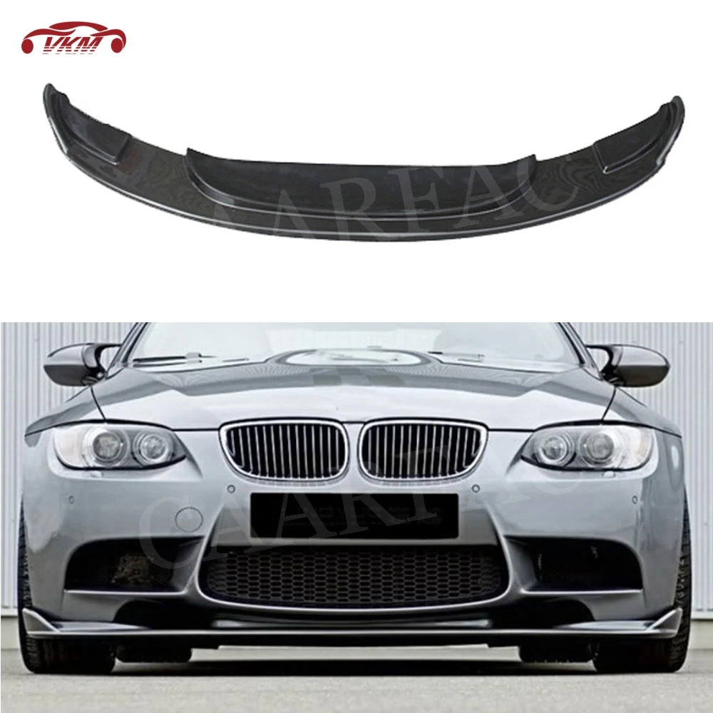 

Carbon fiber front Lip Splitters Spoiler for BMW 3 Series E90 E92 E93 M3 2009-2012 HM Style Head Bumper Chin Shovel