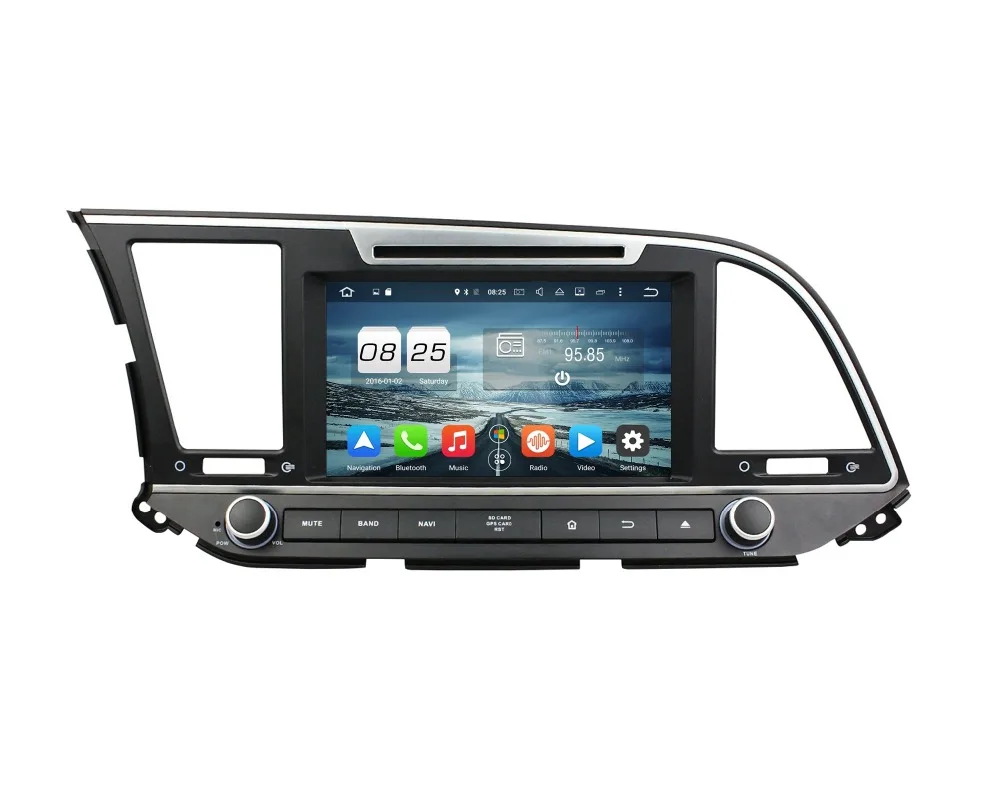 Android6.0 2DIN HD 8&quot Octa core Car DVD VIDEO PLAYER for Hyundai Elantra 2016 with 2G RAM 4G WIFI Bluetooth OBD DVR mirror link |