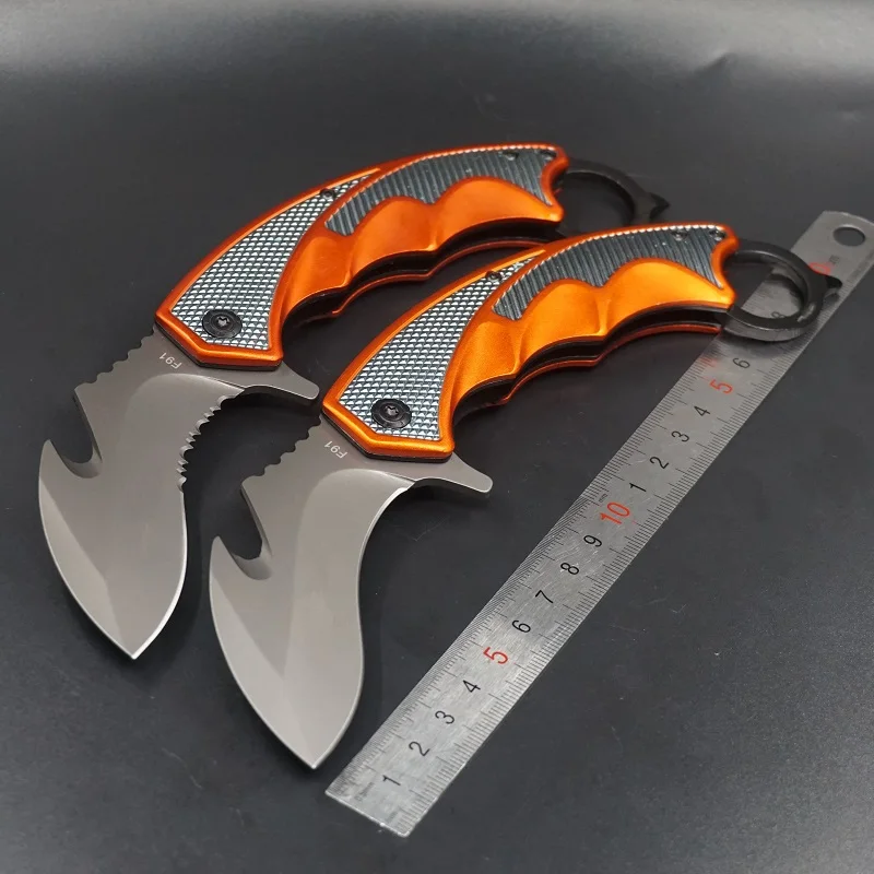 Karambit нож складной тактический нож многофункциональный для выживания охоты на открытом воздухе кемпинга карманные ножи самообороны EDC Многофункциональный инструмент