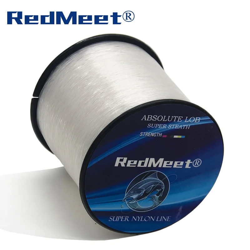 RedMeet Nylon Fishing Line 1000m Extreme Strong Monofilament Fishing Line for carp fishing Monofilament Linha 4.4-28.6LB