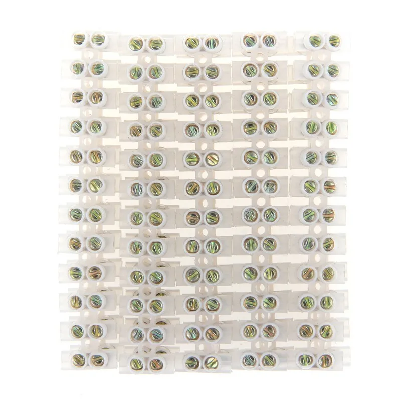 

10PCS 5A Dual Row 12 Positions Screw Terminal Electric Barrier Strip Block On Sale