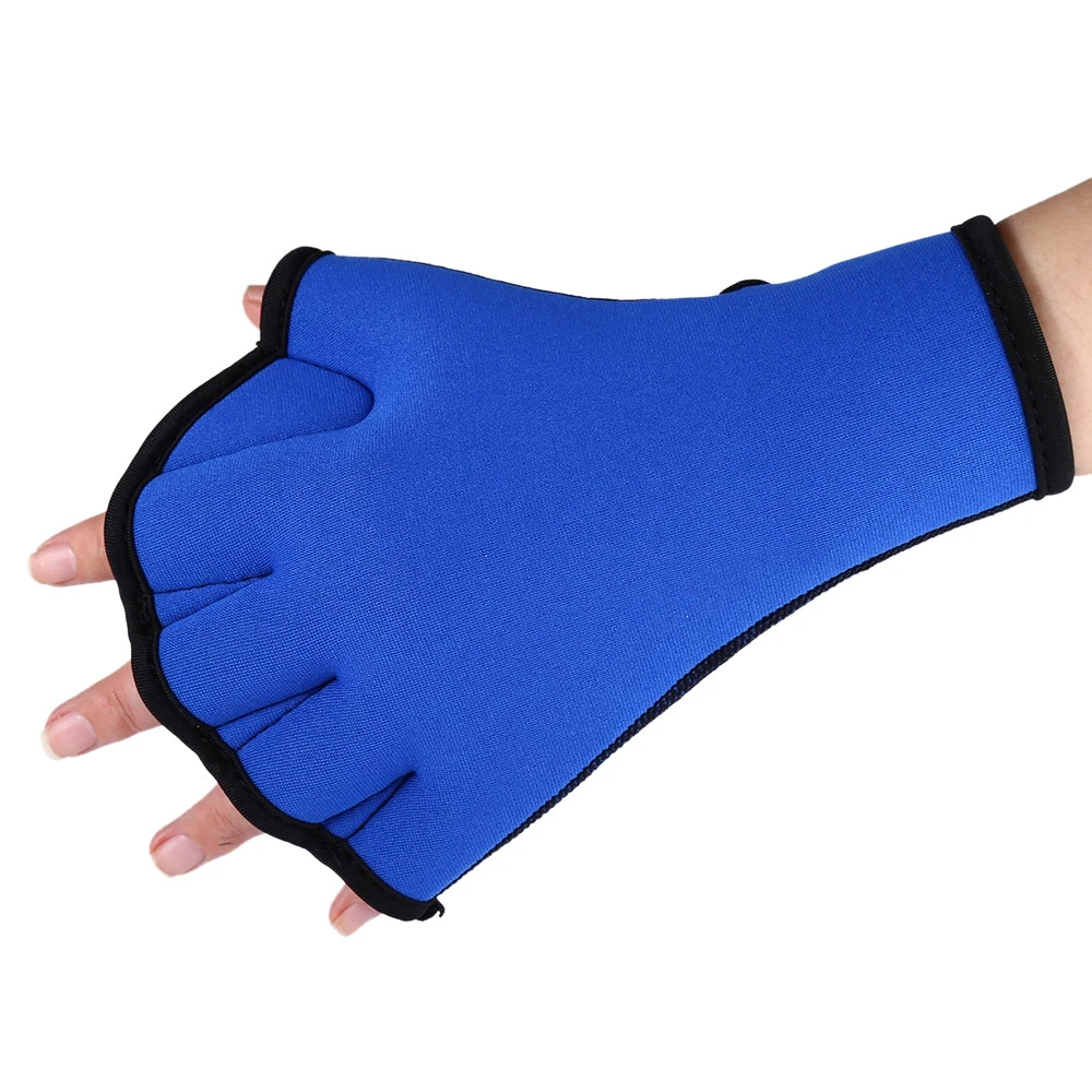 One Pair Diving bed Gloves Frog Hand Flipper for Swimming Training