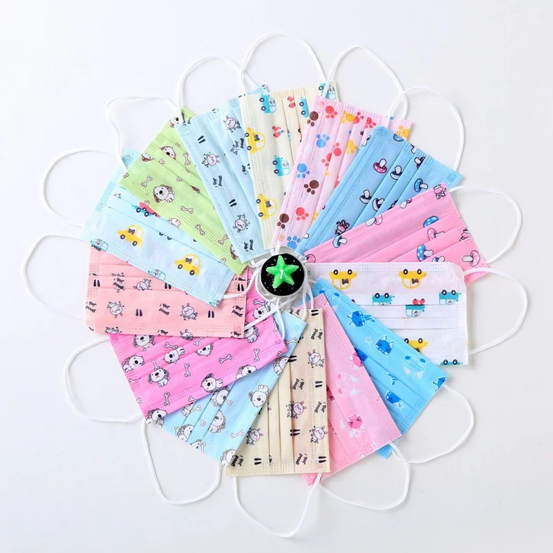 

Nice 10pcs Kids Disposable Medical Mouth Face Mask Anti-Dust Cover