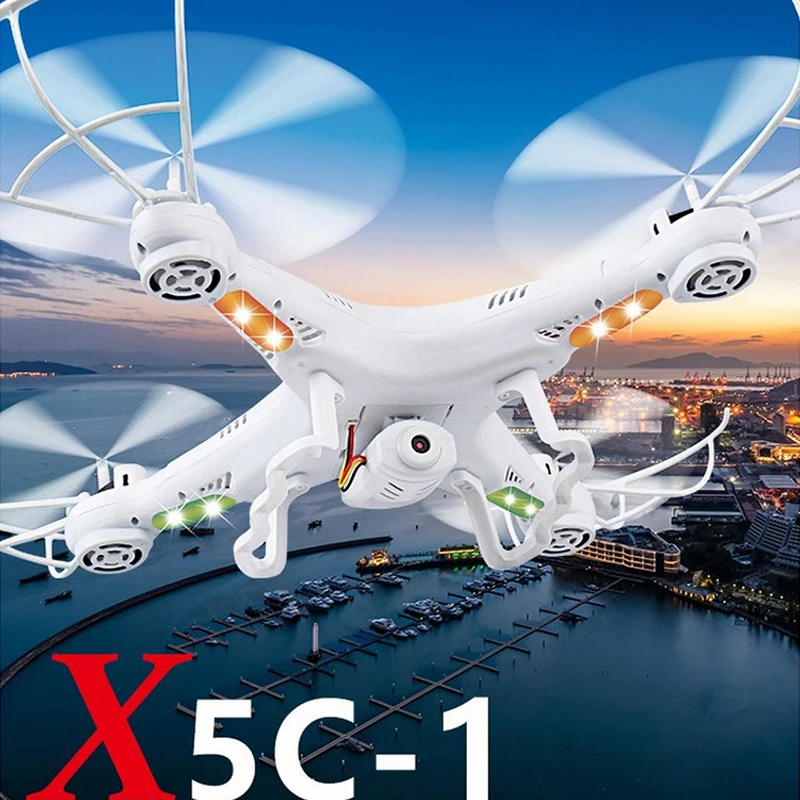 

RC Helicopter Syma x5c-1 Camera Quadcopter 2.4G 4CH 6-Axis Drone Remote Control RC Quadcopter Toys with 4GB TF-Karte
