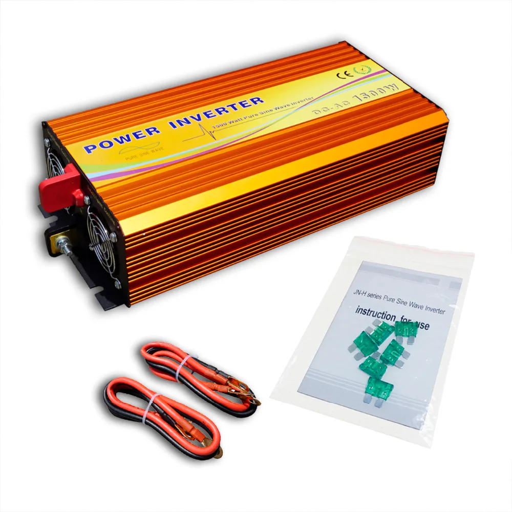 

ECO-SOURCES 1500W Inverter 24V to 110V Off Grid Inverter 1.5KW Inverter for Solar Panel Solar System