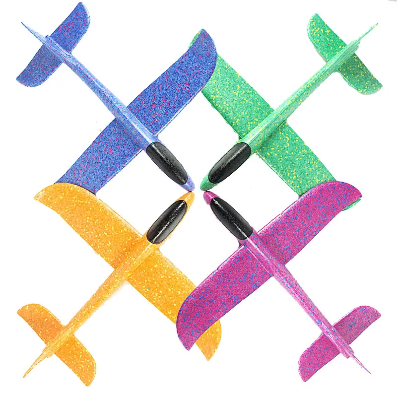 2019 شاطئ اللعب في الهواء الطلق تحلق أقراص DIY اليد رمي تحلق طائرة شراعية الأطفال لعبة رغوة نموذج طائرة