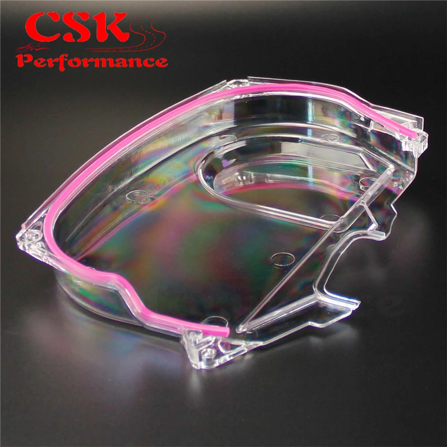 Clear Cam Timing Belt Cover For Mitsubishi Lancer Evolution EVO 9 IX