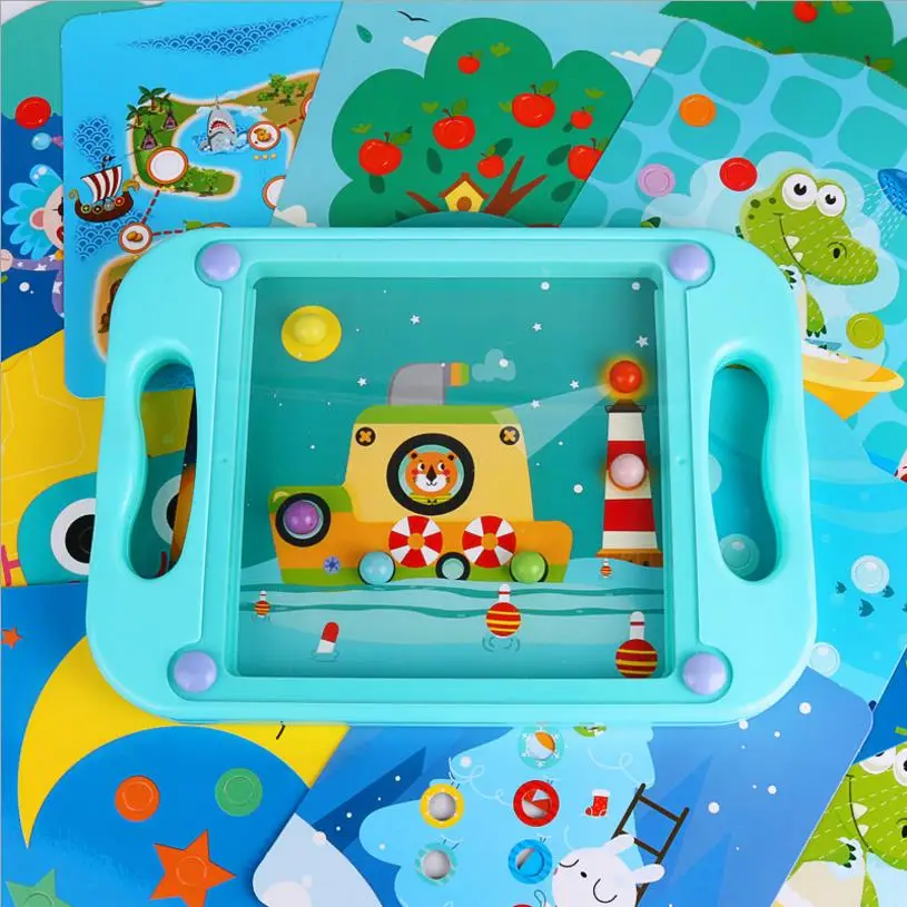 

3D Balance Balls board Game Toy for Children Kids Montessori Educational Toy Hand-eye coordination training toys Early Education