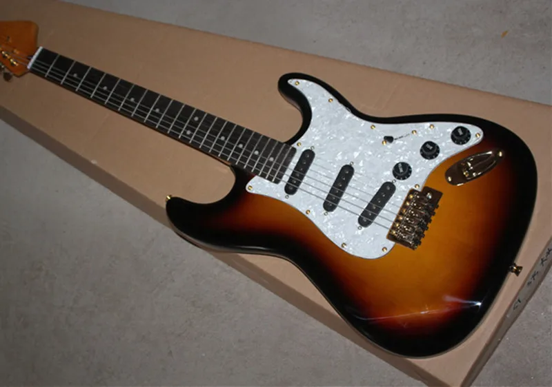 Buy Factory custom tobacco sunburst electric guitar