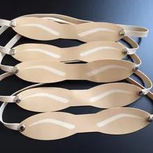 10 шт. поддельные татуировки брови практика кожи на голове постоянный Макияж татуировка практике кожи для начинающих