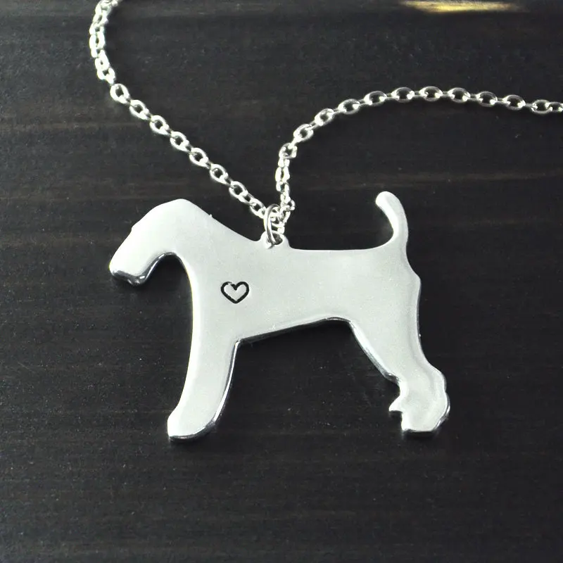 

Airedale Terrier necklace Airedale Terrier pendant alloy dog pendant creature necklace a good gift beautiful charm