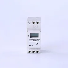 AHC15A 16A AHC20A 20A Weekly Programmable LCD Digital Time switch, Din rail Timer switch thc15a ahc15a 220v 30a din rail timer relay time switches weekly programmble electronic time switch bell ring device