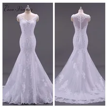 На заказ Vestido De Noiva винтажные женские платья свадебное платье без рукавов Иллюзия Mariage кружевные свадебные платья; платья W0002