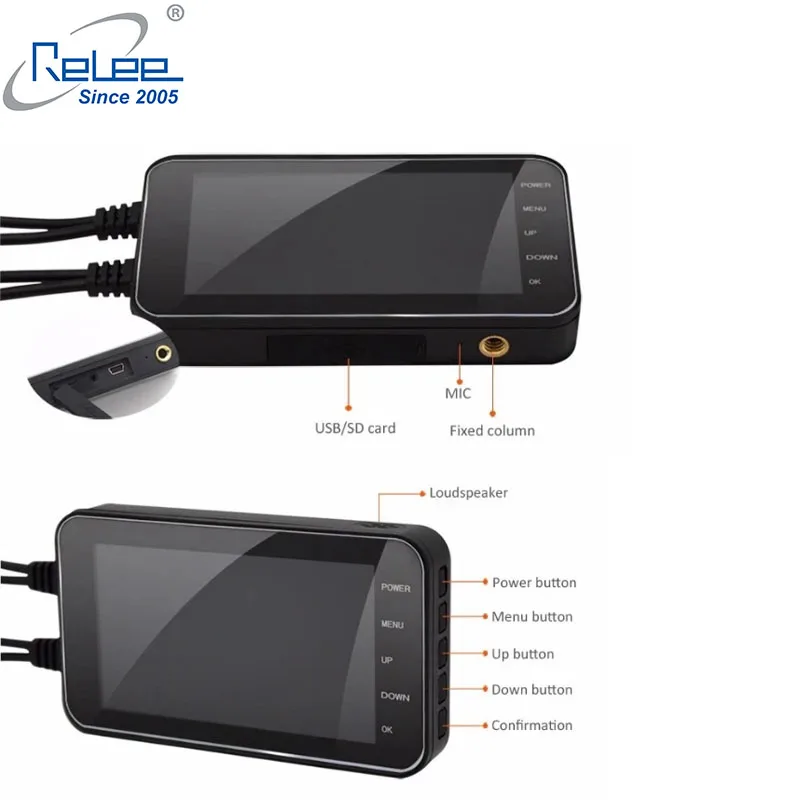 Relee мотоциклетная Электроника DVR видеорегистратор 1080P Водонепроницаемая камера