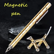 2018 Magnetic Polar Pen Metal Magnet Modular Think Ink Toy Stress Fidgets Antistress Focus Hands Touch Pen Valentines Gift