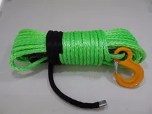 Green 12mm*30m Replacement Synthetic Rope for Winch,ATV Winch Cable,Plasma Rope,Off Road Rope