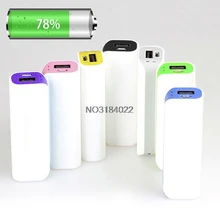 1Pc 2600mAh USB 1 x 18650 External Battery Case Charger Power Bank DIY Box Portable