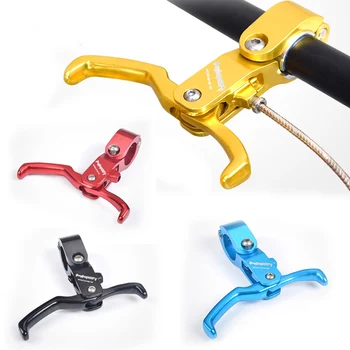 

Racing Bike Bicycle Brake Lever Fixed Gear Cycling Double Control Brake Handle Lever Aluminum alloy Brake Accessories