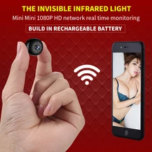Remote Control Video Recording Camera Very Small Easy to Hide Camera Double Password Protection Mini Wifi Camcorder