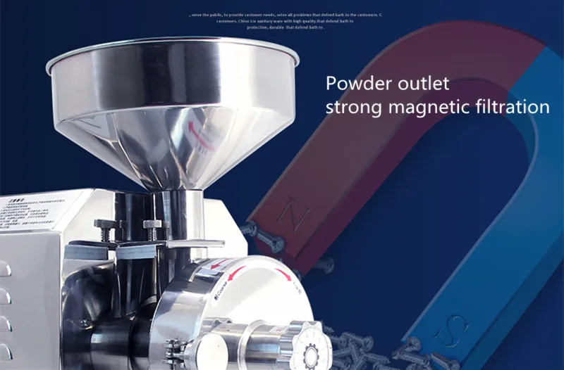 

Food Cereal Grain Milling Machine Full-automatic Powder Grinder Efficient And Powerful Commercial