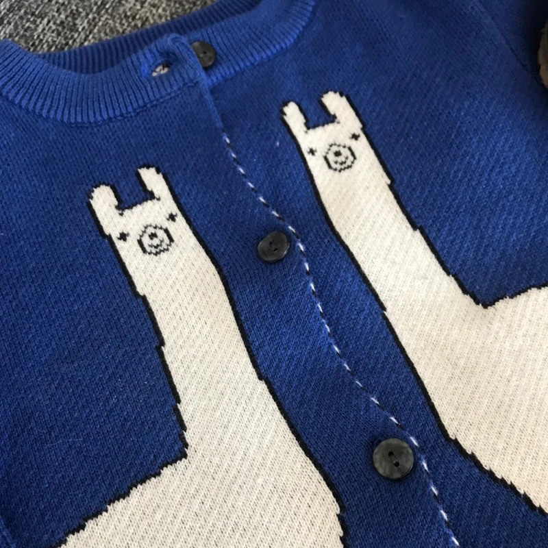 MILANCEl/Новинка 2018 года; свитера для девочек; вязаная одежда для мальчиков; Детские свитера в стиле жирафа; хлопковые кардиганы для девочек;