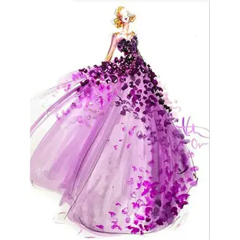 

DIY 5D Diamond Painting Cross Stitch Wedding dress Crystal Needlework Full square rhinestones Diamond Embroidery home Decorative