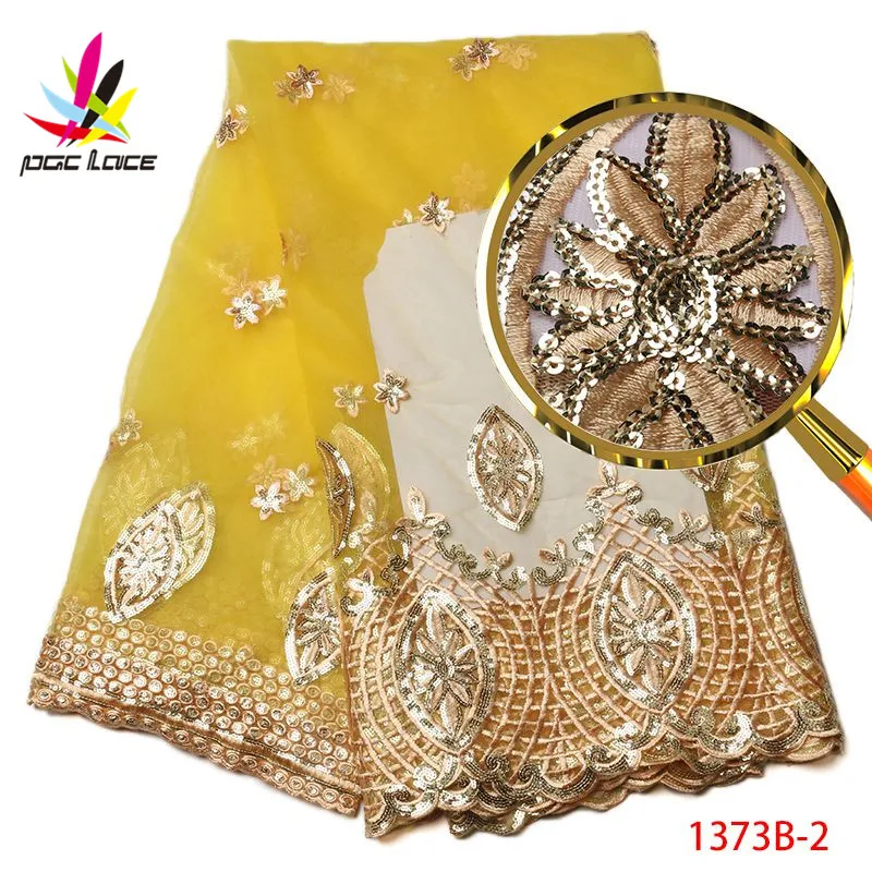 

African George Lace Fabric African George Wrapper High Quality African George Fabric for Dress Nigerian wedding lace AMY1373B-2