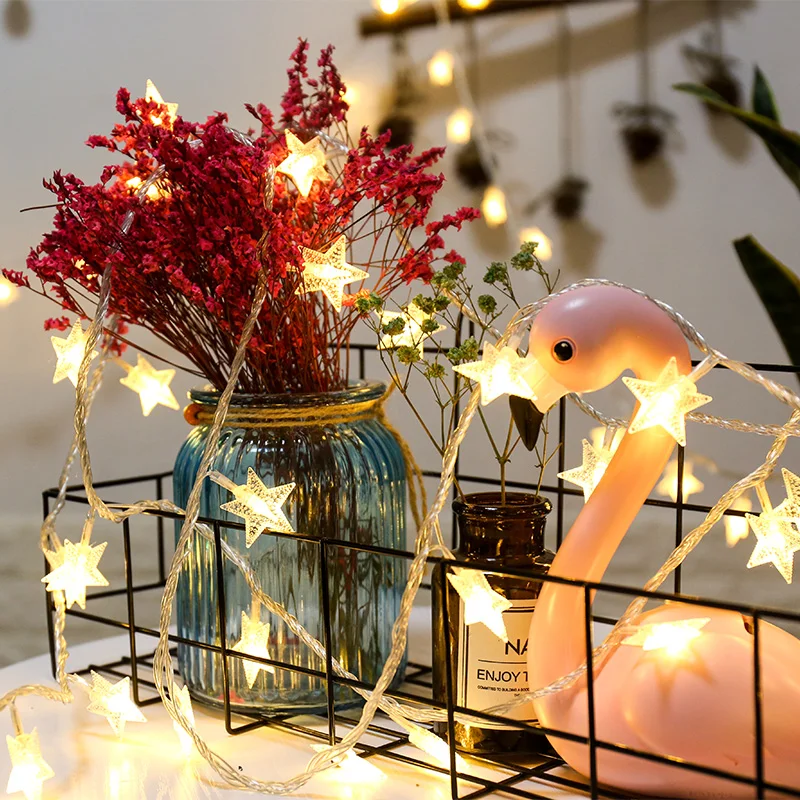 Светодиодный светильник-Гирлянда для праздника с европейской вилкой 70 светодиодный Сказочный светильник s для рождественской елки, свадебной вечеринки, 10 м, Рождественская гирлянда 110-220 В AC