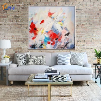 

Textured Real Hand painted Modern Abstract Oil Painting on Canvas Wall Art Gift Living Room Home Decor No Frame JYJ ART SL088