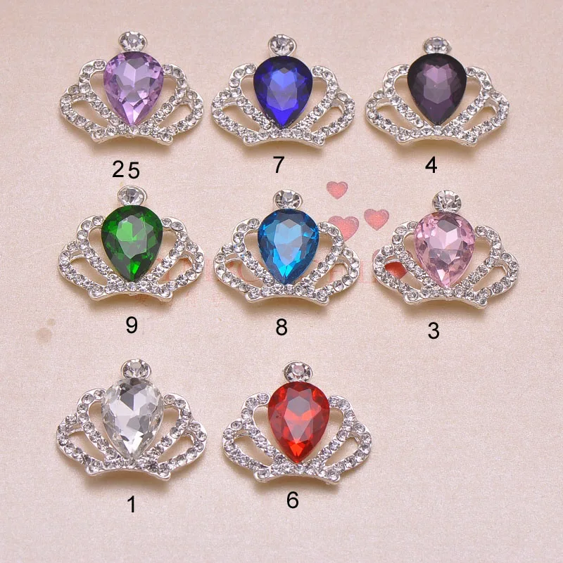 

(J0858)32mmx28mm rhinestone button rhinstone button,silver plating,flat back,100pcs/lot,colorful crystals