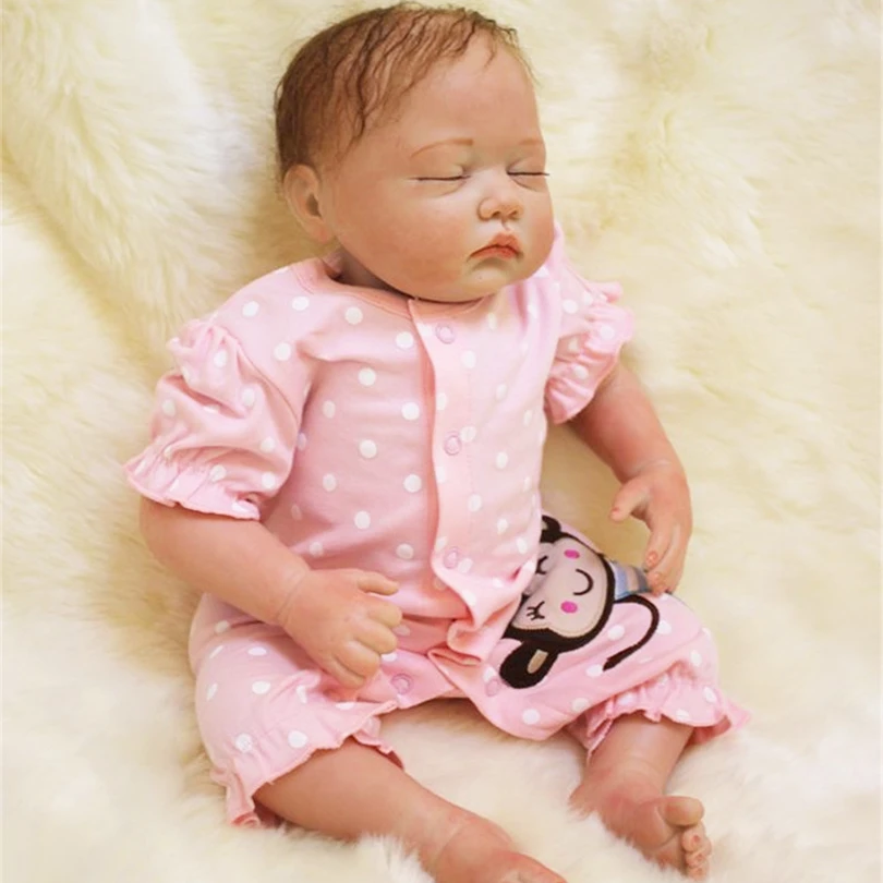 Jouet Poupee De Bebe En Silicone De 50cm Comme Le Vrai Bebe De Pouces Poupee De Nouveau Nes Filles Bonecas Cadeau D Anniversaire Aliexpress