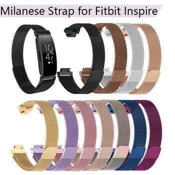 

Band Replacement Milanese Loop Magnetic Stainless Steel Strap for Fitbit Inspire HR Bracelet Betl for Fitbit Inspire Wristband