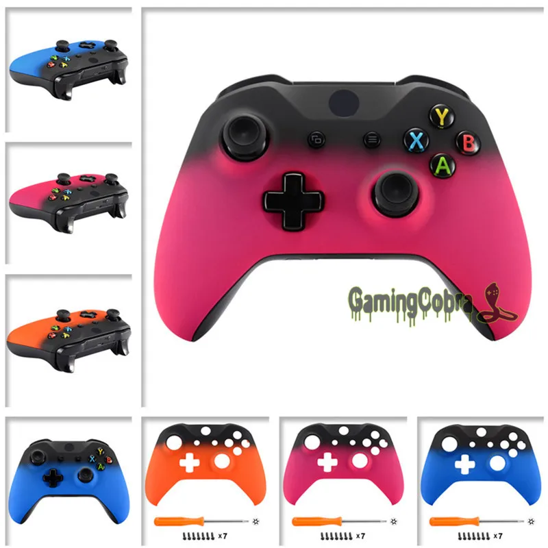 

Shadow Soft Touch Faceplate Cover, Comfortable Front Housing Shell Case for Xbox One S & for Xbox One X Controller - SXOFX