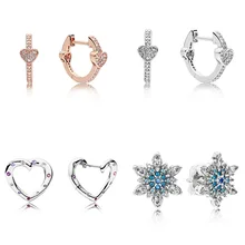 4 стиля 1 пара Женские серьги-гвоздики соблазнительное сердце любовь Кристалл Diy серьги для женщин Свадебные украшения для вечеринок