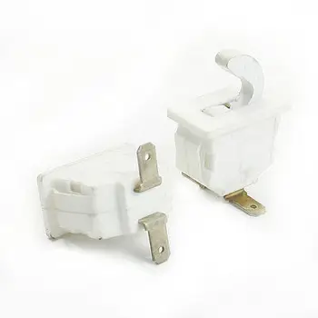 

2 Pcs Rocker Lever Type Flat Pin SPST N/C Fridge Door Light Switch 250VAC 0.25A
