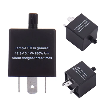 

CF14 3 Pin Adjust 12V LED Flasher Relay Car Turn Signal Indicator Blinker Light