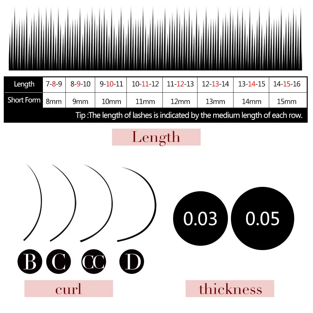 Yelix False Individual Fan Volume Lashes Blossom Eyelash Extension Bloom 3D Mink Magnetic Camellia Fake Eyelashes Extensions