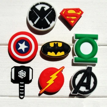 

Marvel's The Avengers PVC Shoe Charms Shoe Buckle fit Bracelets Bands Party Gifts/Favor
