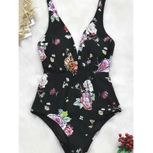 Женский цветочный комплект бикини с высокой талией пуш-ап Мягкий купальный костюм пляжное бикини mujer