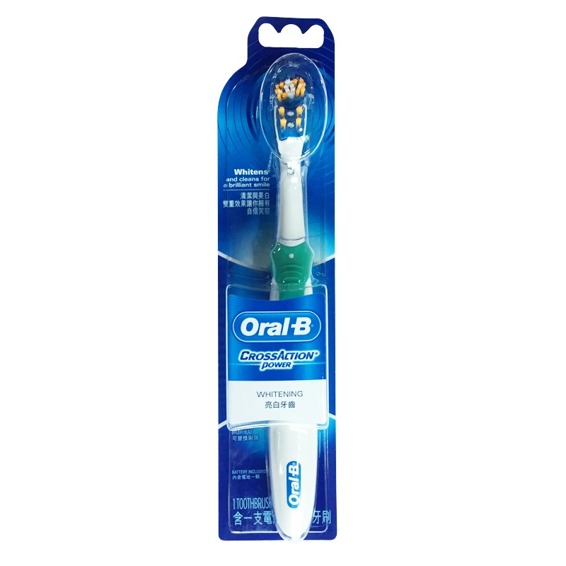 

Oral B Dual Clean Electric Toothbrush Teeth Whitening Tooth Brush Non-Rechargeable Battery Powered or Replaceable Brush Head