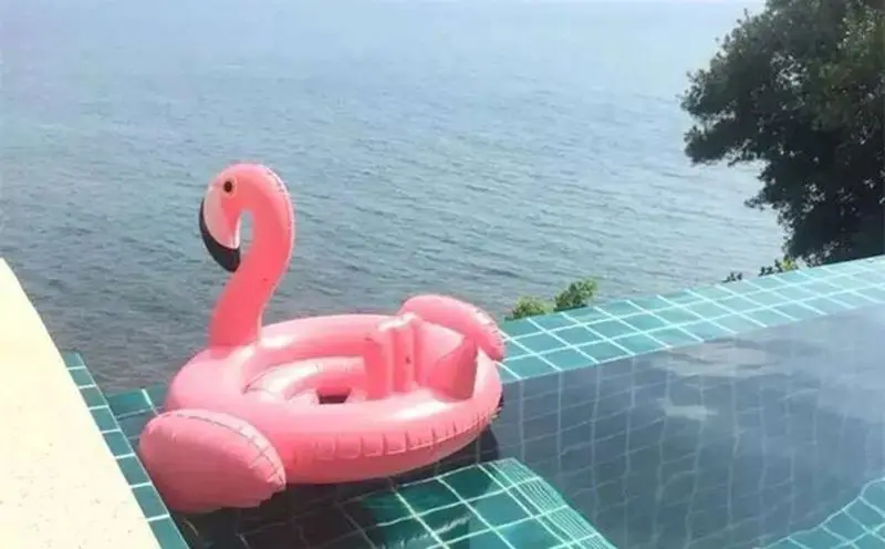 Детский фламинго для плавания в бассейне, Розовый фламинго надувной плавательный круг детский бассейн поплавок