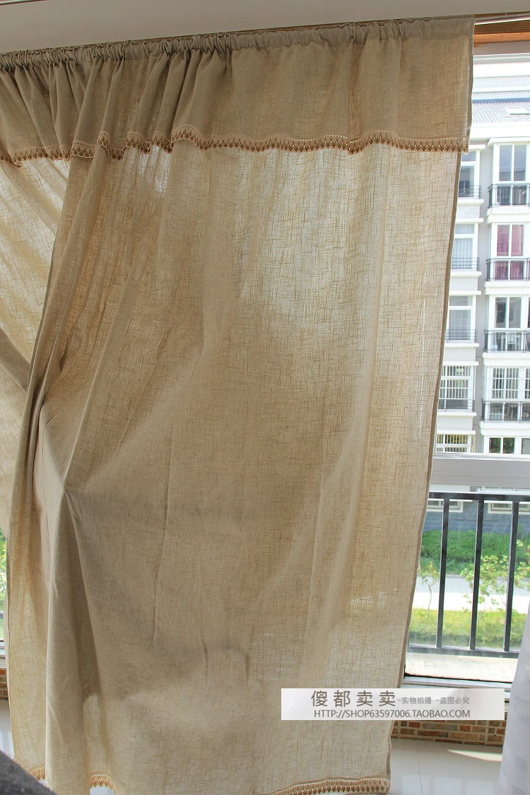 Canapa Tenda Prodotto Finito Tenda Tendina Per La Testa Di Lino Asta Balcone Alla Francese Qualit Tenda Juta Grezza Hemp Curtains Finished Curtainsjute Curtain Aliexpress