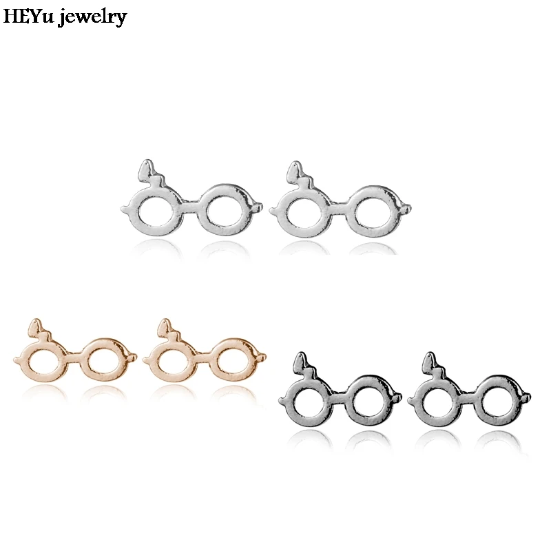 3 Colors Fashion Glasses Stud Earrings Personality Magic for Men Women 2017 Jewelry Gifts | Украшения и аксессуары