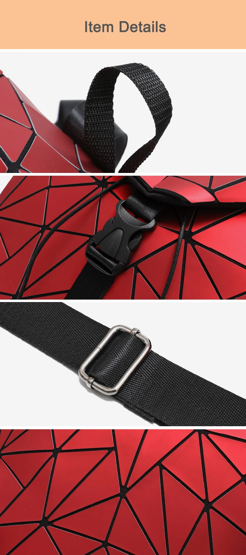 Nevenka Diamond Lattice Backpack Women Backpack Leather Creative Geometric Backpacks Drawstring Backpacks for Teenager Girl 201823