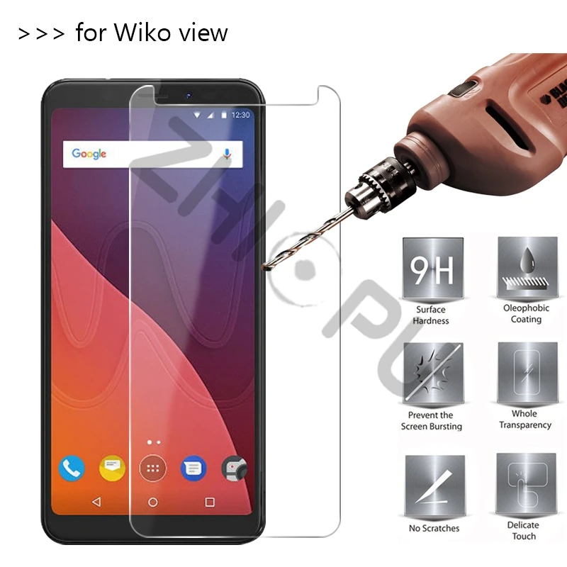 3 шт./лот закаленное Стекло для Wiko вид Экран протектор Защитная пленка view