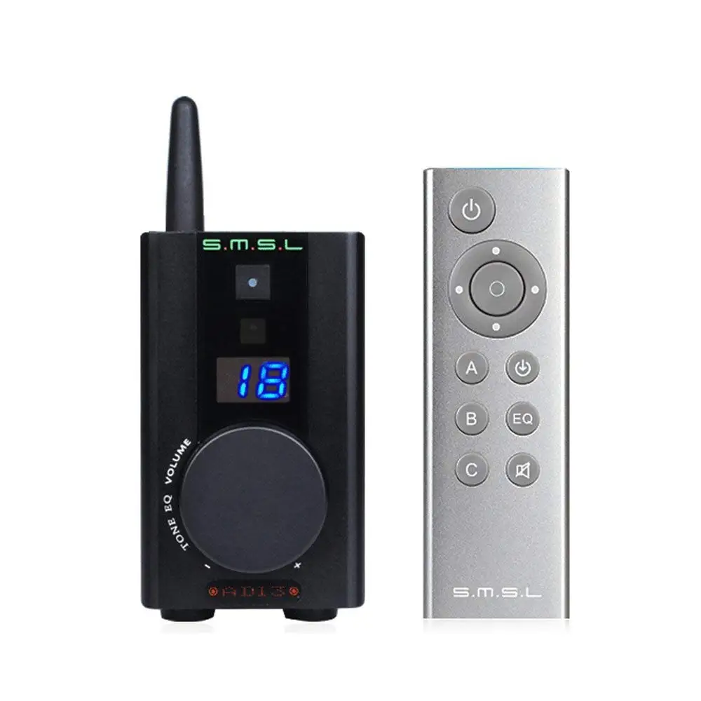 

SMSL AD13 Bluetooth Pure Digital HIFI Power Amplifier 50W*2 USB Decoding Bluetooth 4.0 Power Amplifier with Remote Control