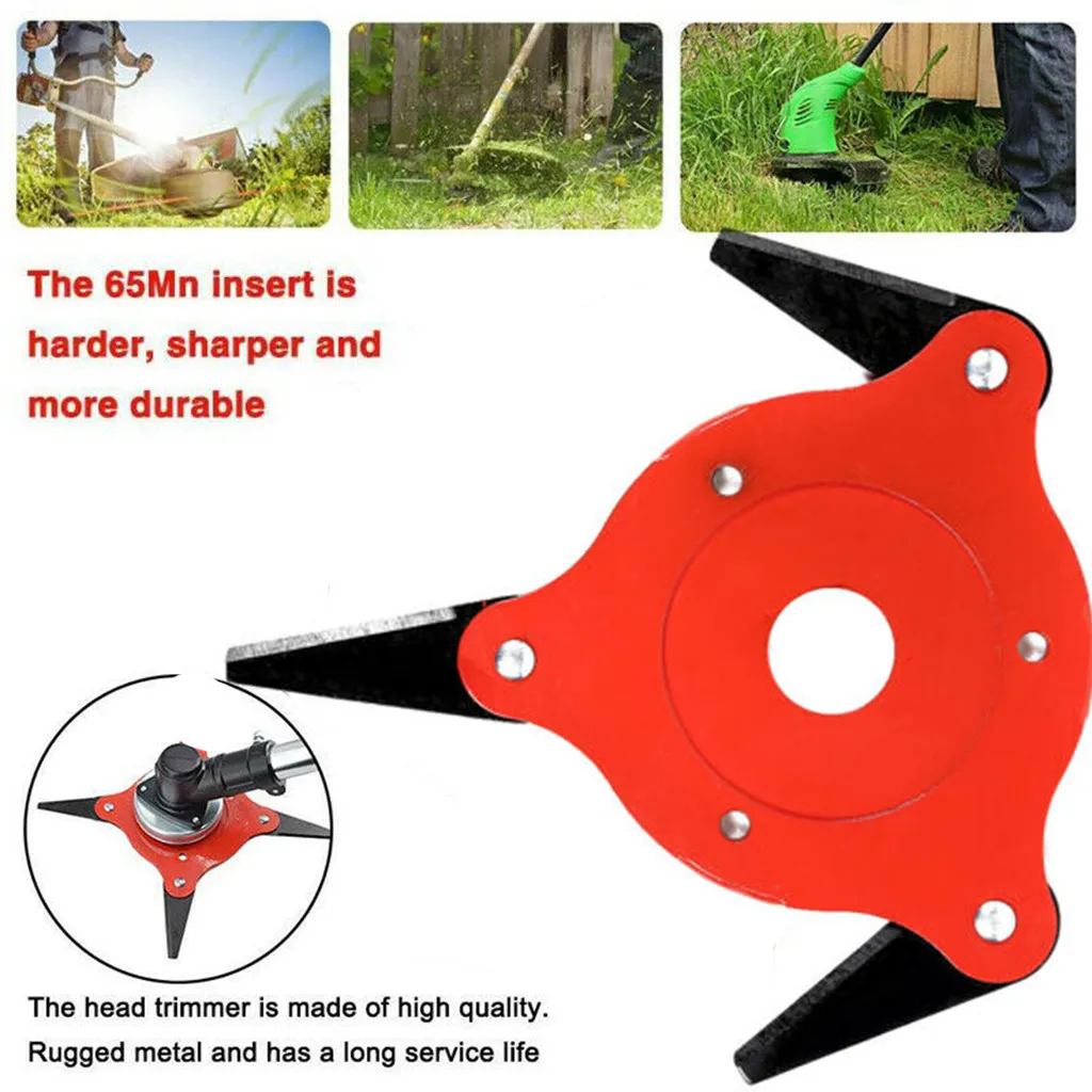 3/4/5 Steel Blades Lawn Mower Grass Eater Trimmer Head Brush Cutter Tool Machine decespugliatore kosa splinowa weeding@50