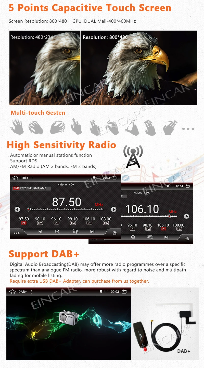 Один Din Android 6,0 Стерео FM AM RDS автомобильный радиоприемник 3D gps карта " сенсорный экран CD dvd-плеер Bluetooth 3g/4G Wifi камера SWC