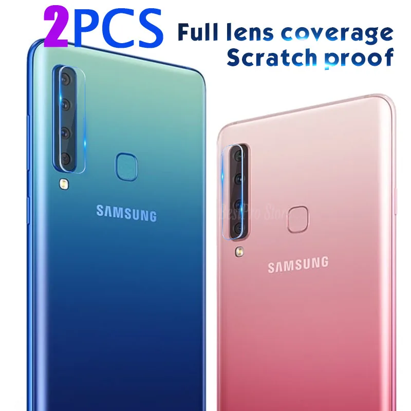 Стекло для задней камеры с полным объективом Samsung A70 A50 A30 A10 A8S A9S закаленное Samsun Galaxe