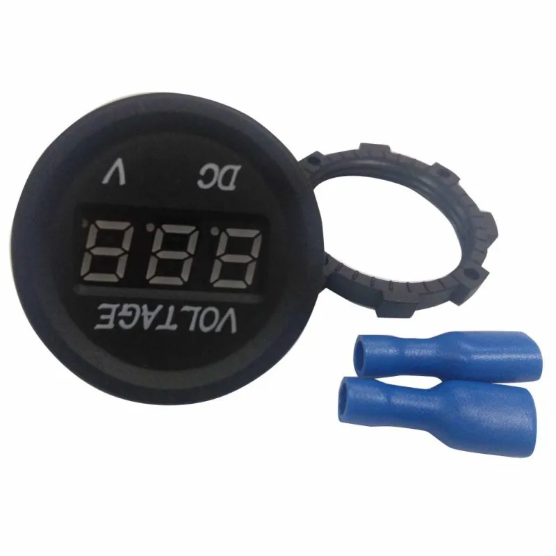 12 V 24 водонепроницаемый DC светодиодный цифровой дисплей Авто Мотоцикл вольтметр